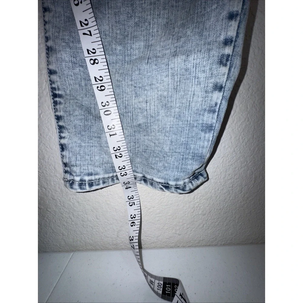True Religion Men's Jeans 44X34 Rocco Motto Skinny Bleached Distressed